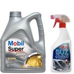 Mobil Super 3000 X1 5W-40 Tam Sentetik 4 lt Motor Yağı + 404 Yağlayıcı 200 ml Sprey