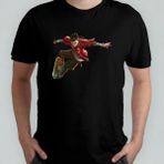 Mobile Legends Chou Stun %100 Pamuklu Bisiklet Yaka T-Shirt Model 1 - Siyah - 8 - 12 Yaş