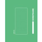 Mobile Wireframe Notebook – UI/UX Sketchbook | 96 Pages | 8.5 x 11 inches / 21.59 x 27.94 cm | Mint Cover (Collection Wireframe Mobile)