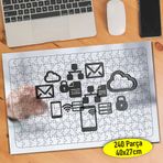 Mobile6 Mobil İnternet Simgeleri 240 Parça Puzzle Yapboz