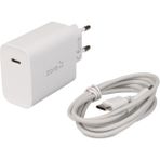 Mobilefix zore Xmac Serisi X6 Type-C To Type-C Ev Şarj Aleti 20W - Beyaz