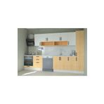 Mobilique 340 cm Ahşap Beyaz Tezgahsız Hazır Mutfak