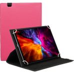 Mobilite Xiaomi Pad 6s PRO12.4 Inç Tablet Uyumlu Kapaklı Standlı Universal Tablet Kılıfı - Pembe