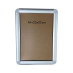 Mobilreyon 4 Adet A4 Kağıdı Ölçüsü Açılır Kapanır Rondo Çerçeve Ilan, Duyuru, Okul, Işyeri, Belge 21X30 cm
