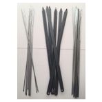 mobilreyon - Ekonomik Mangal Seti (55 cm) - 6 Adana Kebap Şişi, 10 Ciğer şiş, 10 Kuşbaşı şiş