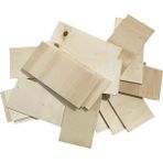 Mobilreyon Kavak Kontraplak Kırıntı, Parça, Tutuşturmalık, Hobi 3 kg