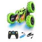 Mobiltek Uzaktan Kumandalı 360° Akrobasi Arabası- Şarjlı, Çift Taraflı, Hızlı Ve Led Işıklı Stunt Rc Araba