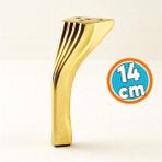 Mobilya Ayağı Ayakları Ünite Baza Koltuk Kanepe Sehpa Masa Tabure 14 cm Gold Altın Metal