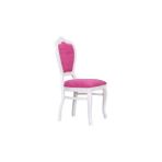 Mobilya Baba Lale Pembe Oymalı Sandalye