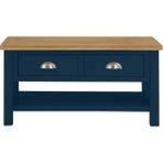 Mobilya Baba Lassie Navy Blue Orta Sehpa