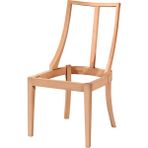 Mobilya Baba Ümraniye Sandalye Modern Cilasız Ham Ahşap - Natural