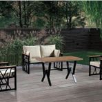 Mobilya Bazarı Açelya Bahçe Mobilyası (Salon - Balkon - Cafe Ofis) 2+1+1+Masa