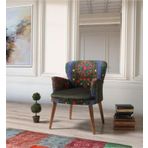 Mobilya Bazarı Etnik Desen Berjer - Salon - Balkon (Yeşil) Mbsmd11