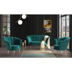 Mobilya Bazarı Inci Zümrüt Çay Seti (Salon - Balkon - Cafe Ofis) 2+1+1
