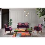Mobilya Bazarı Rio 2 1 1 Sehpalı Çay Seti (Salon - Balkon - Ofis - Cafe)