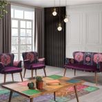 Mobilya Bazarı Rio Çay Seti Koltuk Takımı - Salon - Balkon - 2+1+1