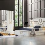 Mobilya Bazarı Safir Aytaşı Bazalı Yatak Odası Takımı %100 Mdf