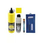 Mobilya Boyası-Cadence Multisurface H-009 Sarı 500Ml Ultimate Vernik Mat 250Ml Saten Rulo Set