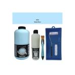 Mobilya Boyası-Cadence Multisurface H-035 Bebek Mavi 2000Ml Ultimate Vernik Mat 500Ml Saten Rulo Set