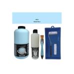 Mobilya Boyası-Cadence Multisurface H-035 Bebek Mavi 2Lt Ultimate Parlak Vernik 500Ml Saten Rulo Set