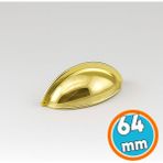 Mobilya Çekmece Dolap Kapak Kulpu Modern Mutfak Kulpları Kulp 64 mm Gold Altın Renk Metal