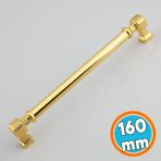 Mobilya Çekmece Mutfak Dolabı Dolap Kulpları Kulb 16 Cm Metal Gold Altın Kulp 160 Mm