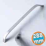 Mobilya Çekmece Mutfak Dolabı Dolap Kulpları Kulb Kulpu Krom Gümüş Metal Kulp 288 Mm - 28.8 Cm