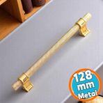 Mobilya Çekmece Mutfak Dolabı Dolap Kulpları Kulbu Altın Gold Metal Kulp 128 Mm Tırtıklı Desen