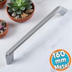 Mobilya Çekmece Mutfak Dolabı Dolap Kulpları Kulbu Kulpu Krom Metal Kulp 160 Mm -16 Cm