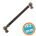 Mobilya Çekmece Mutfak Dolabı Dolap Modern Kapak Kulpları Desenli Antik Sarı Metal Kulp 192 Mm