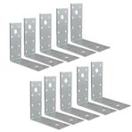 Mobilya Dolap Duvar Sabitleme 10 Adet Metal Köşebent 40X80x80 Mm Bağlantı Aparatı L Demiri Gönye