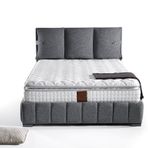 Mobilya Dükkanım GM109 Grande 100x200 cm Tek Kişilik Yatak Baza Başlık Seti