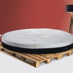 Mobilya Dükkanım LMN106 Round Visco 220x220 Çift Kişilik Yuvarlak Yatak