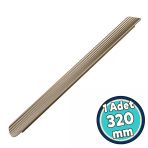Mobilya Gardırop Çekmece Dolap Kapak Kulpu Kulbu Modern Kulplar Kulp Soft Gold Çizgili 320 Mm Metal