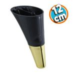 Mobilya Kanepe Çekyat Sehpa Tv Ünitesi Baza Koltuk Ayağı Siyah Gold Renk 12 Cm Ayak