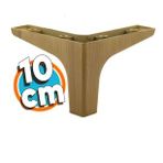 Mobilya Kanepe Sehpa Tv Ünitesi Baza Koltuk Ayağı Ahşap Desenli Açık Ceviz Renk 10 Cm Ayak
