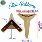 Mobilya Kanepe Sehpa Tv Unitesi Baza Koltuk Ayagi Cekyat Renk Sari Eskitme 15 Cm Ayak