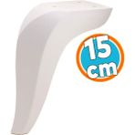 Mobilya Kanepe Sehpa Tv Ünitesi Koltuk Ayağı 15 Cm Beyaz Baza Ayakları
