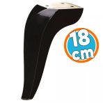 Mobilya Kanepe Tv Ünitesi Koltuk Ayağı 18 Cm Siyah Konsol Ayakları