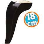Mobilya Kanepe Tv Ünitesi Koltuk Ayağı 18 Cm Siyah Konsol Ayakları