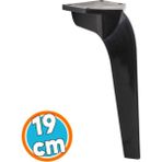Mobilya Kanepe Tv Ünitesi Konsol Koltuk Ayağı 19 Cm Siyah Ayakları