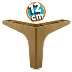 Mobilya Kanepe Yatak Sehpa Tv Ünitesi Baza Koltuk Ayağı Koyu Ceviz Renk 12 Cm Ayak