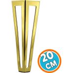 Mobilya Koltuk Baza Sehpa Kanepe Masa Ayağı Metal Ayak 20 Cm Altın