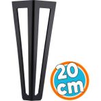 Mobilya Koltuk Baza Sehpa Kanepe Masa Ayağı Metal Ayak 20 cm Siyah