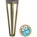 Mobilya Koltuk Konsol Tv Ünite Masa Ayağı Metal Ayakları 20 Cm Antik Sarı