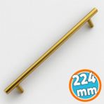 Mobilya Kulp Mutfak Dolap Çekmece Dolabı Kapak Kulpları Gold Altın 224 mm 22.4 cm Metal - 1
