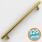 Mobilya Kulp Mutfak Dolap Çekmece Dolabı Kapak Kulpları Kulbu Gold Altın 320 mm 32 cm Metal - 1
