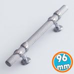 Mobilya Mutfak Çekmece Dolabı Dolap Kulpları Kapak Kulpu Kulbu Metal Kulp 96 mm Krom Renk - 1