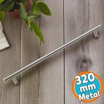 Mobilya Mutfak Çekmece Dolap Dolabı Kulpu Kulbu Kulpları İnox Metal Kulp (320 Mm-32 Cm)