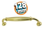 Mobilya Mutfak Dolabı Çekmece Dolap Kapak Kulpu Kulbu Altın 128 Mm Metal Kulp